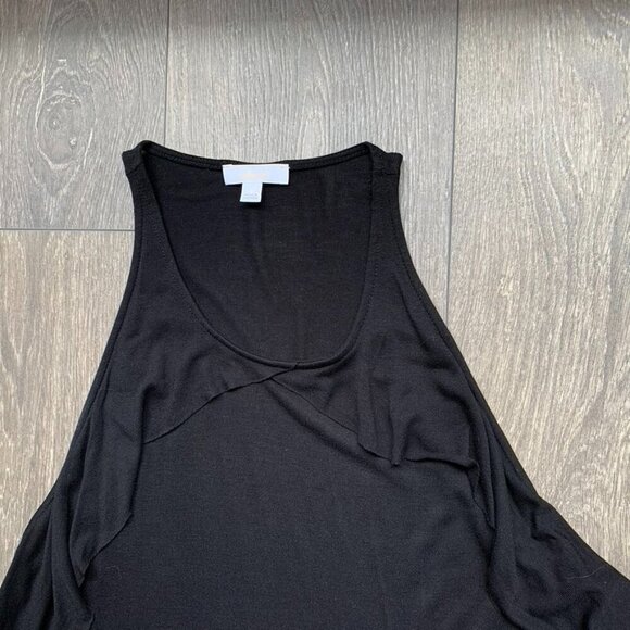 Aritzia Wilfred Tank Top Tiered Ruffle detail Sleeveless Rayon Black Size XS - Picture 15 of 15